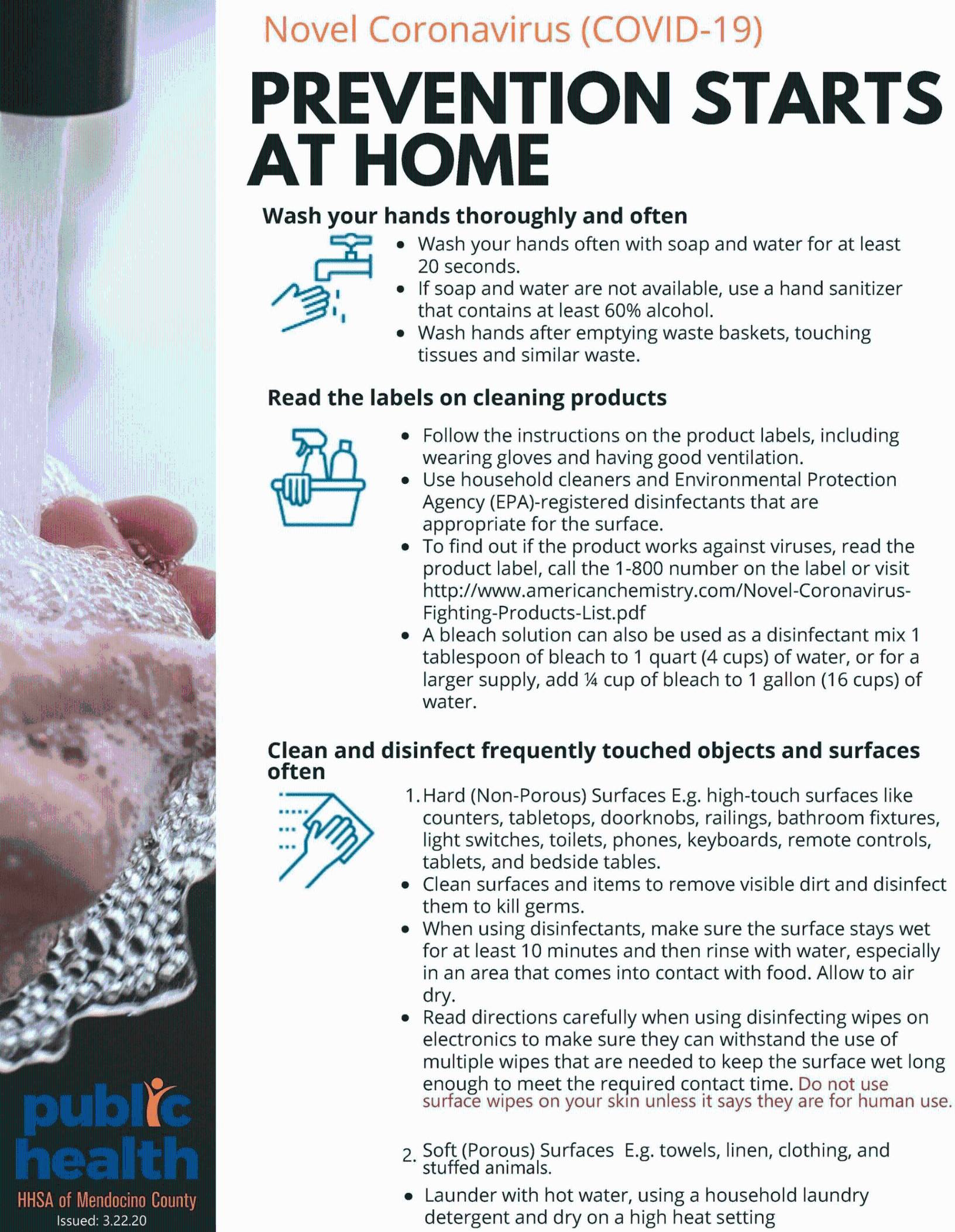 Prevention Starts at Home